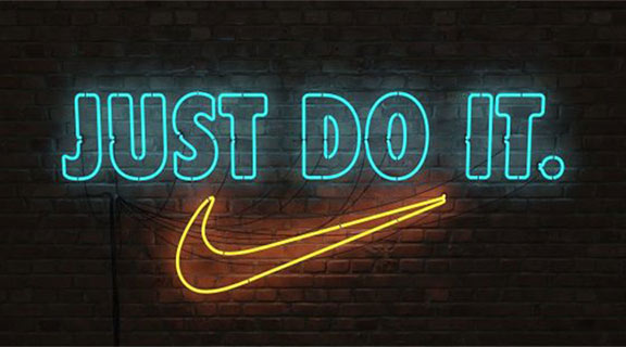 Just Do It neon sign