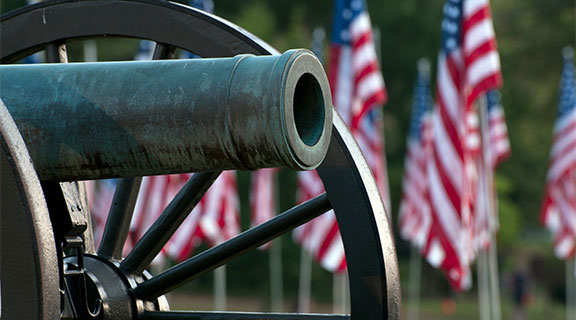 American Civil War cannon