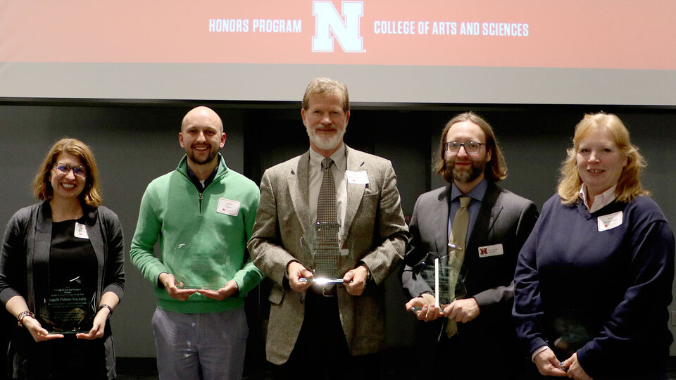 Faculty holding awards
